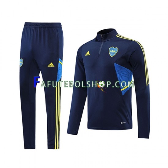 CA Boca Juniors Marinha Conjunto Agasalho Treino 2022-2023