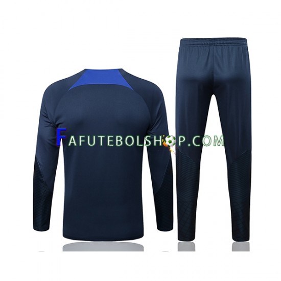 Chelsea Azul Conjunto Agasalho Treino 2022-2023