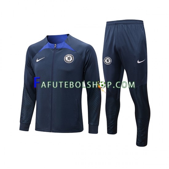 Chelsea Azul Conjunto Agasalho De Treino - Jaqueta 2022-2023