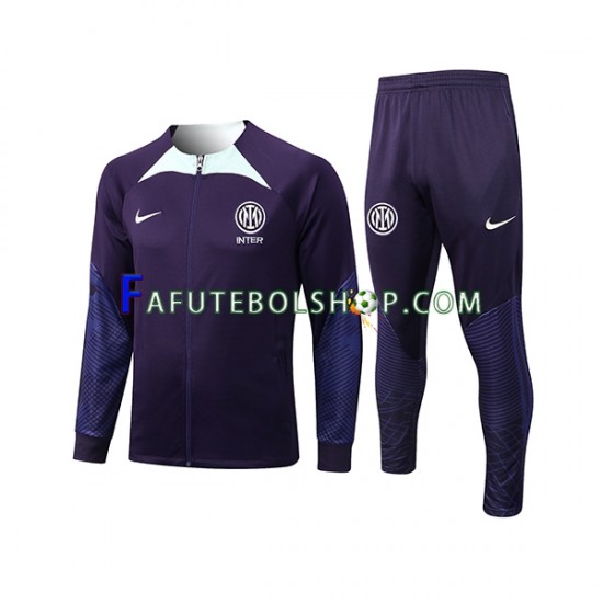 Internazionale Roxo Conjunto Agasalho De Treino - Jaqueta 2022-2023