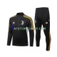 Juventus Preto Conjunto Agasalho Treino 2022-2023