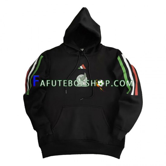 México Preto Camisola Hoodie 2022-2023 ,Masculino