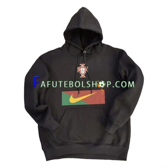 Portugal Preto Camisola Hoodie 2022-2023 ,Masculino