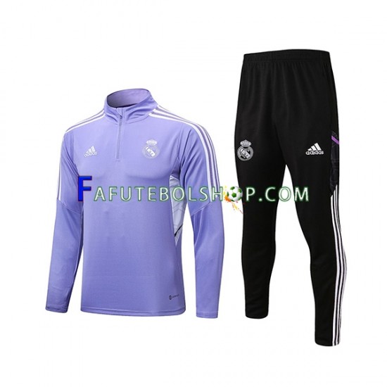 Real Madrid Roxo Conjunto Agasalho Treino 2022-2023 SKU001