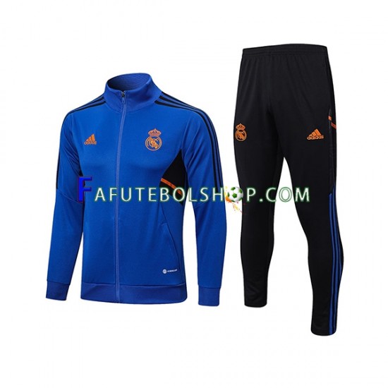 Real Madrid Azul Conjunto Agasalho De Treino - Jaqueta 2022-2023