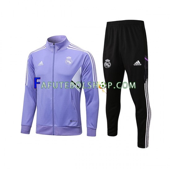 Real Madrid Roxo Conjunto Agasalho De Treino - Jaqueta 2022-2023