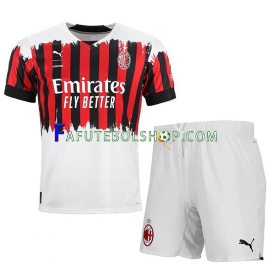 Camisa 4 AC Milan 2022-2023 manga curta ,infantil