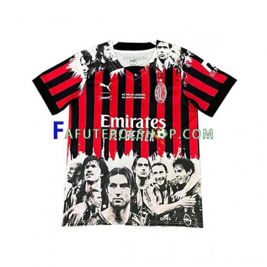 Camisa 1 AC Milan Commemorative Edition 2022-2023 manga curta ,Masculino