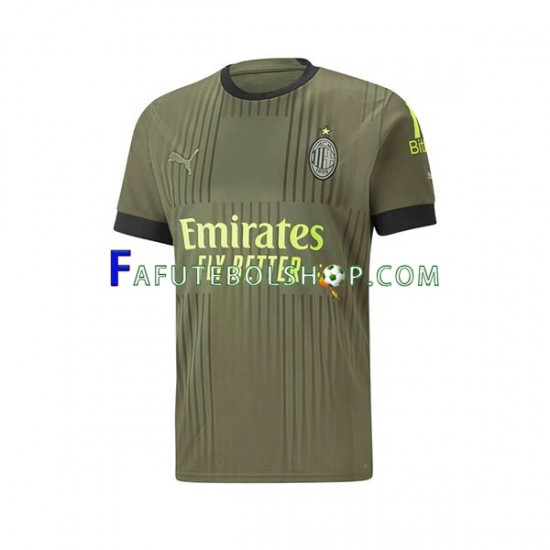 Camisa 3 AC Milan 2022-2023 manga curta ,Masculino