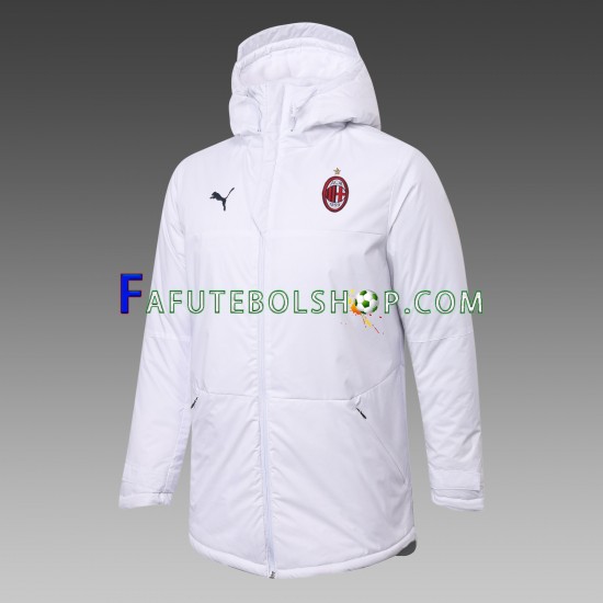 AC Milan Branco blusão ,Masculino