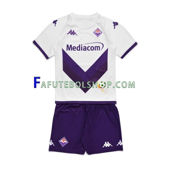 Camisa 2 ACF Fiorentina 2022-2023 manga curta ,infantil