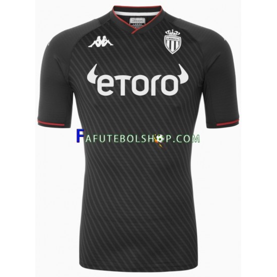 Camisa 2 AS Mônaco 2021-2022 manga curta ,Masculino