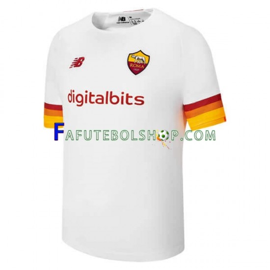 Camisa 2 AS Roma 2021-2022 manga curta ,Masculino