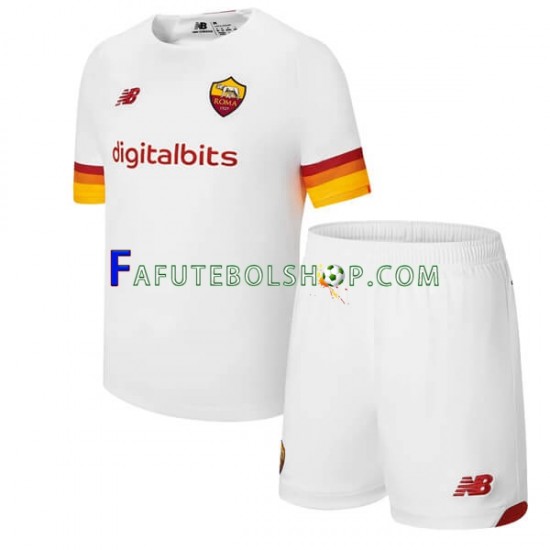 Camisa 2 AS Roma 2021-2022 manga curta ,infantil