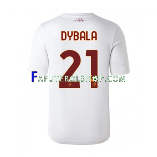 Camisa 2 AS Roma Paulo Dybala 21 2022-2023 manga curta ,Masculino