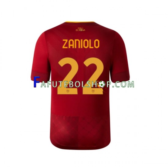 Camisa 1 AS Roma Zaniolo 22 2022-2023 manga curta ,Masculino