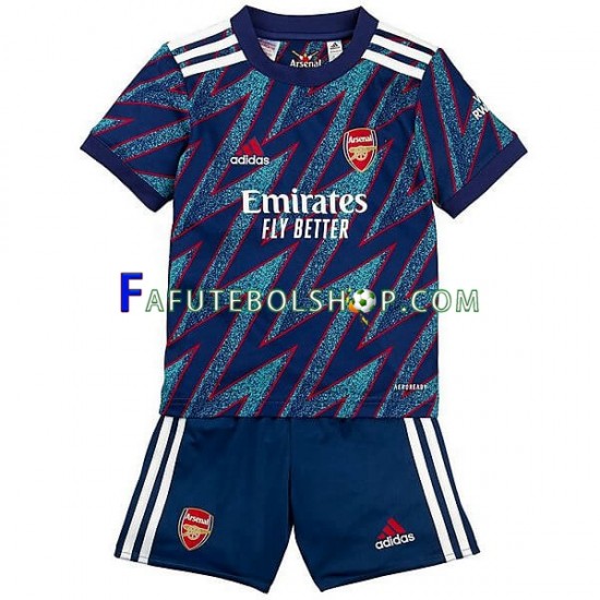 Camisa 3 Arsenal 2021-2022 manga curta ,infantil