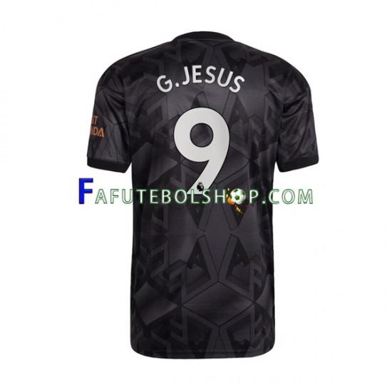 Camisa 2 Arsenal Gabriel Jesus 9 2022-2023 manga curta ,Masculino