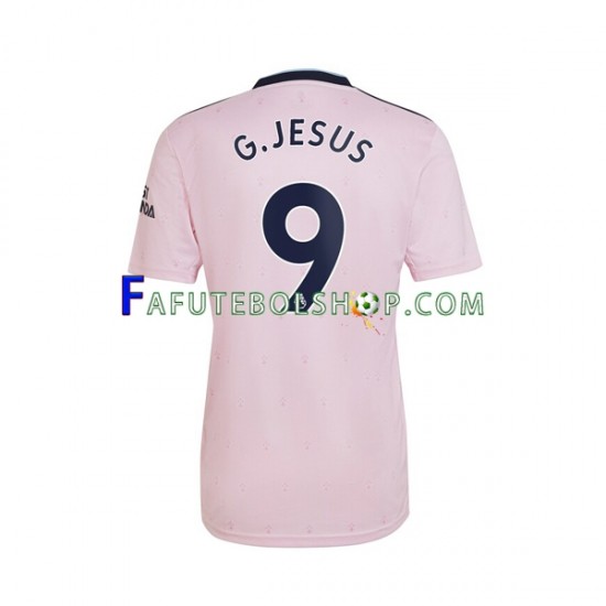 Camisa 3 Arsenal Gabriel Jesus 9 2022-2023 manga curta ,Masculino