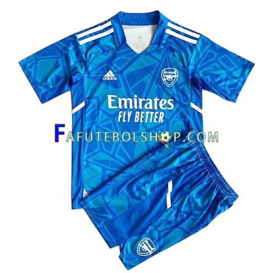 Camisa Goleiro 2 Arsenal 2022-2023 manga curta ,infantil