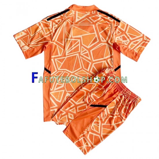 Camisa Goleiro 3 Arsenal 2022-2023 manga curta ,infantil