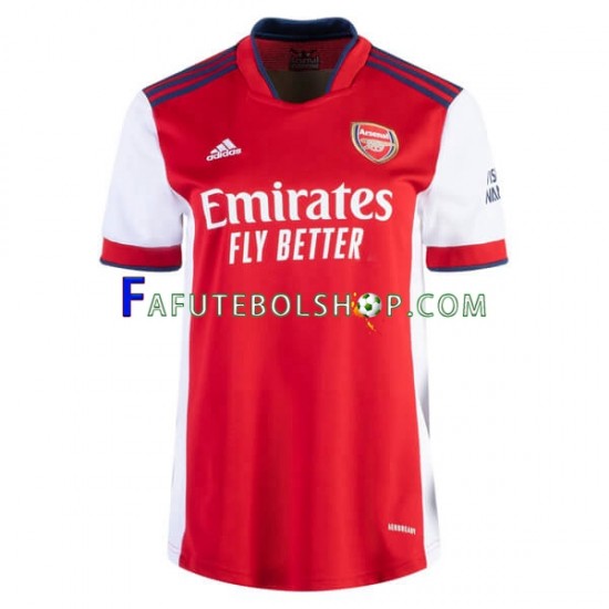 Camisa 1 Arsenal 2021-2022 manga curta ,Feminino