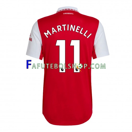 Camisa 1 Arsenal Martinelli 11 2022-2023 manga curta ,Masculino