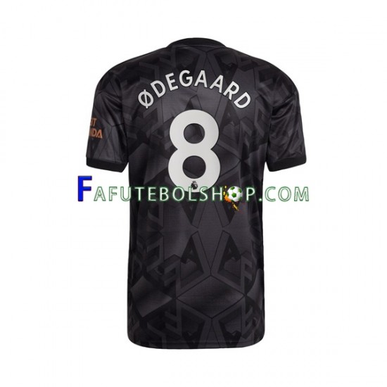 Camisa 2 Arsenal Odegaard 8 2022-2023 manga curta ,Masculino