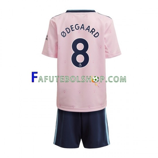 Camisa 3 Arsenal Odegaard 8 2022-2023 manga curta ,infantil