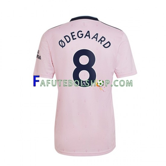 Camisa 3 Arsenal Odegaard 8 2022-2023 manga curta ,Masculino