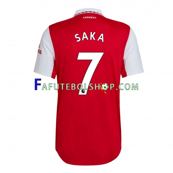 Camisa 1 Arsenal Saka 7 2022-2023 manga curta ,Masculino