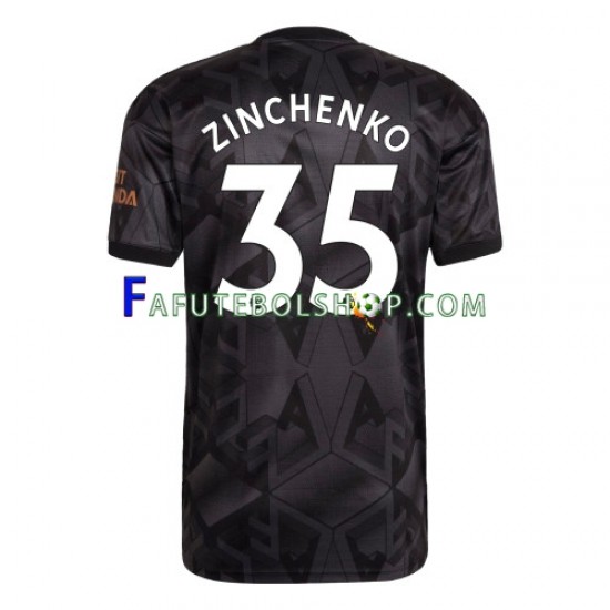 Camisa 2 Arsenal Zinchenko 35 2022-2023 manga curta ,Masculino