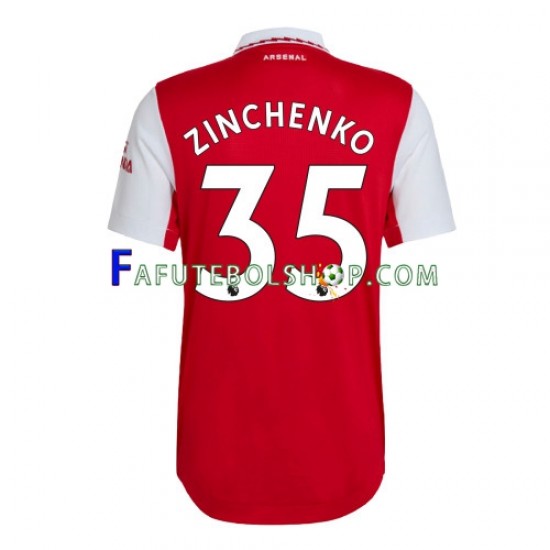 Camisa 1 Arsenal Zinchenko 35 2022-2023 manga curta ,Masculino