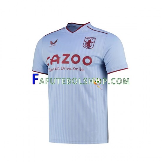 Camisa 2 Aston Villa 2022-2023 manga curta ,Masculino