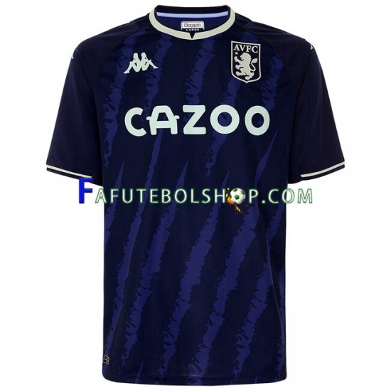 Camisa 3 Aston Villa 2021-2022 manga curta ,Masculino