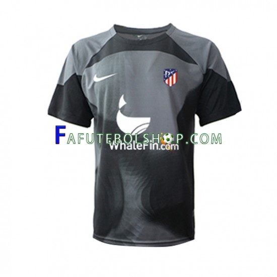 Camisa Goleiro 2 Atlético de Madrid 2022-2023 manga curta ,Masculino