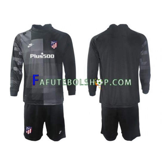 Camisa Goleiro 2 Atlético de Madrid 2021-2022 manga longa ,infantil