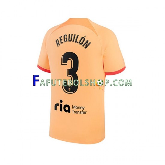 Camisa 3 Atlético de Madrid Sergio Reguilon 3 2022-2023 manga curta ,Masculino