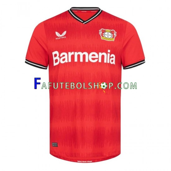 Camisa 1 Bayer Leverkusen 2022-2023 manga curta ,Masculino