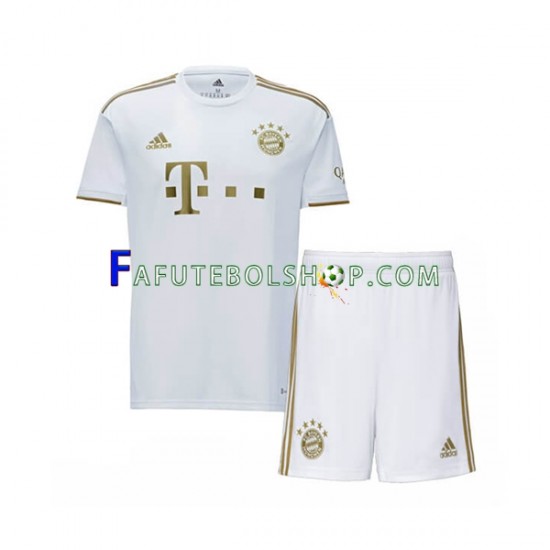 Camisa 2 Bayern de Munique 2022-2023 manga curta ,infantil