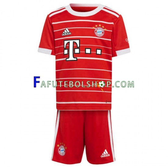 Camisa 1 Bayern de Munique 2022-2023 manga curta ,infantil