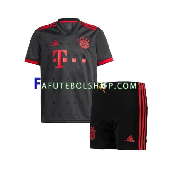 Camisa 3 Bayern de Munique 2022-2023 manga curta ,infantil