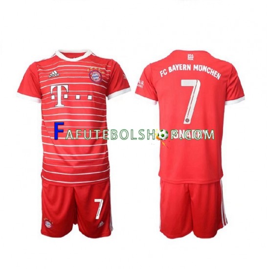 Camisa 1 Bayern de Munique Gnabry 7 2022-2023 manga curta ,infantil