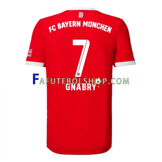 Camisa 1 Bayern de Munique Gnabry 7 2022-2023 manga curta ,Masculino