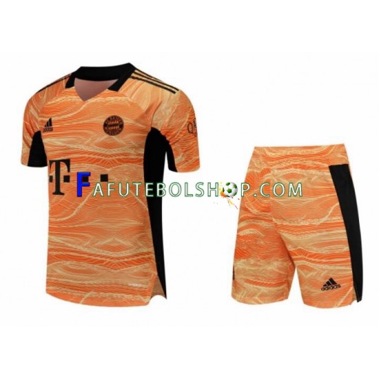 Camisa Goleiro 1 Bayern de Munique 2021-2022 manga curta ,infantil