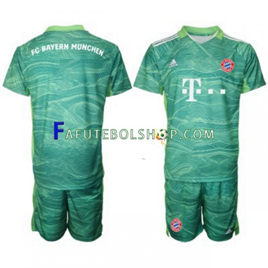 Camisa Goleiro 3 Bayern de Munique 2021-2022 manga curta ,infantil