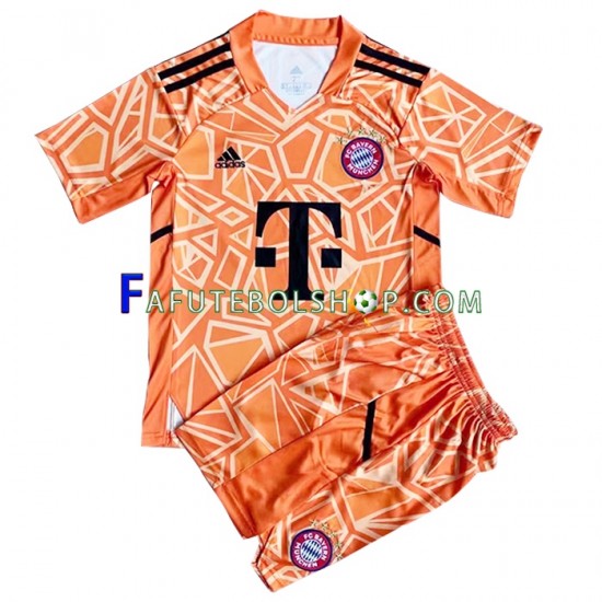 Camisa Goleiro 3 Bayern de Munique 2022-2023 manga curta ,infantil