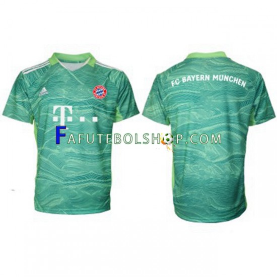 Camisa Goleiro 3 Bayern de Munique 2021-2022 manga curta ,Masculino