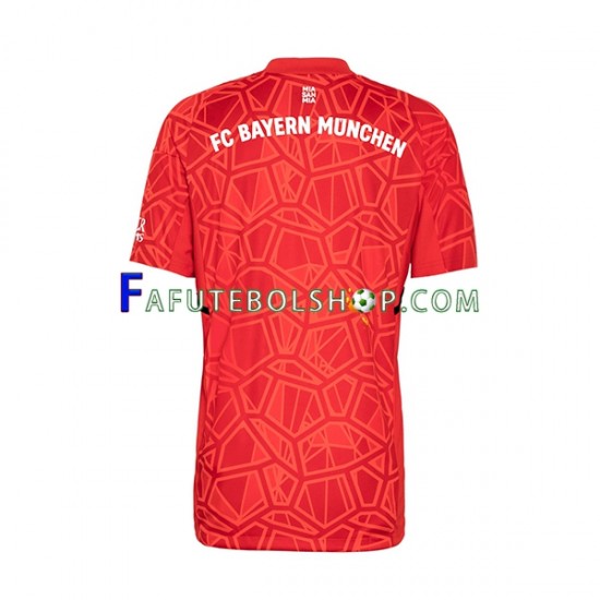 Camisa Goleiro 3 Bayern de Munique 2022-2023 manga curta ,Masculino