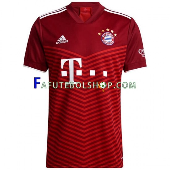 Camisa 1 Bayern de Munique 2021-2022 manga curta ,Masculino